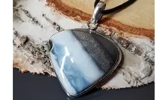 Owyhee blue Opal & 925 Silver plated