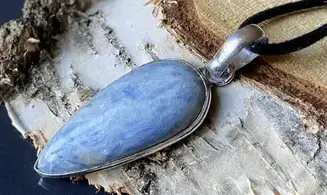 Cyanite pendentif & Argent