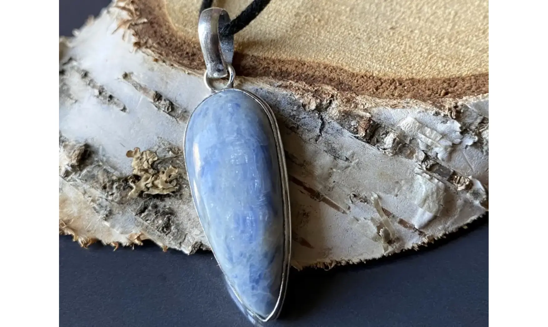 Cyanite pendentif & Argent