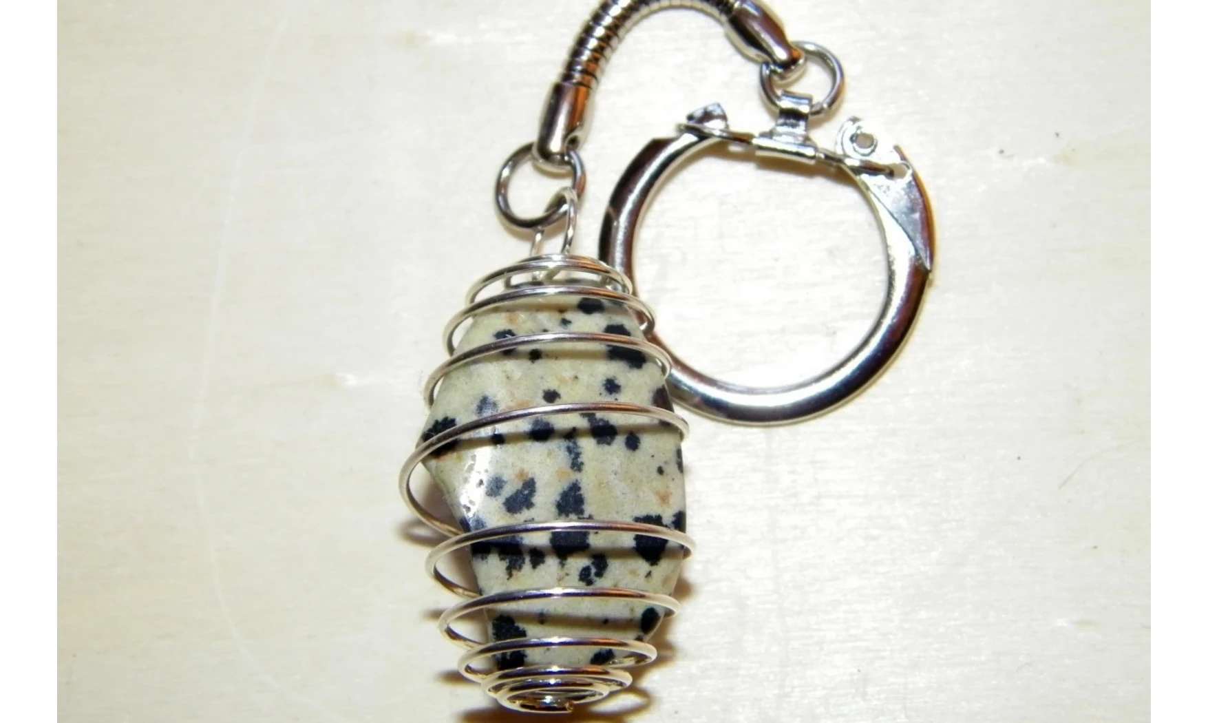 Dalmation Jasper Key-rings