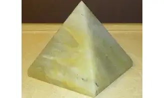 Pyramid Calcite Orange