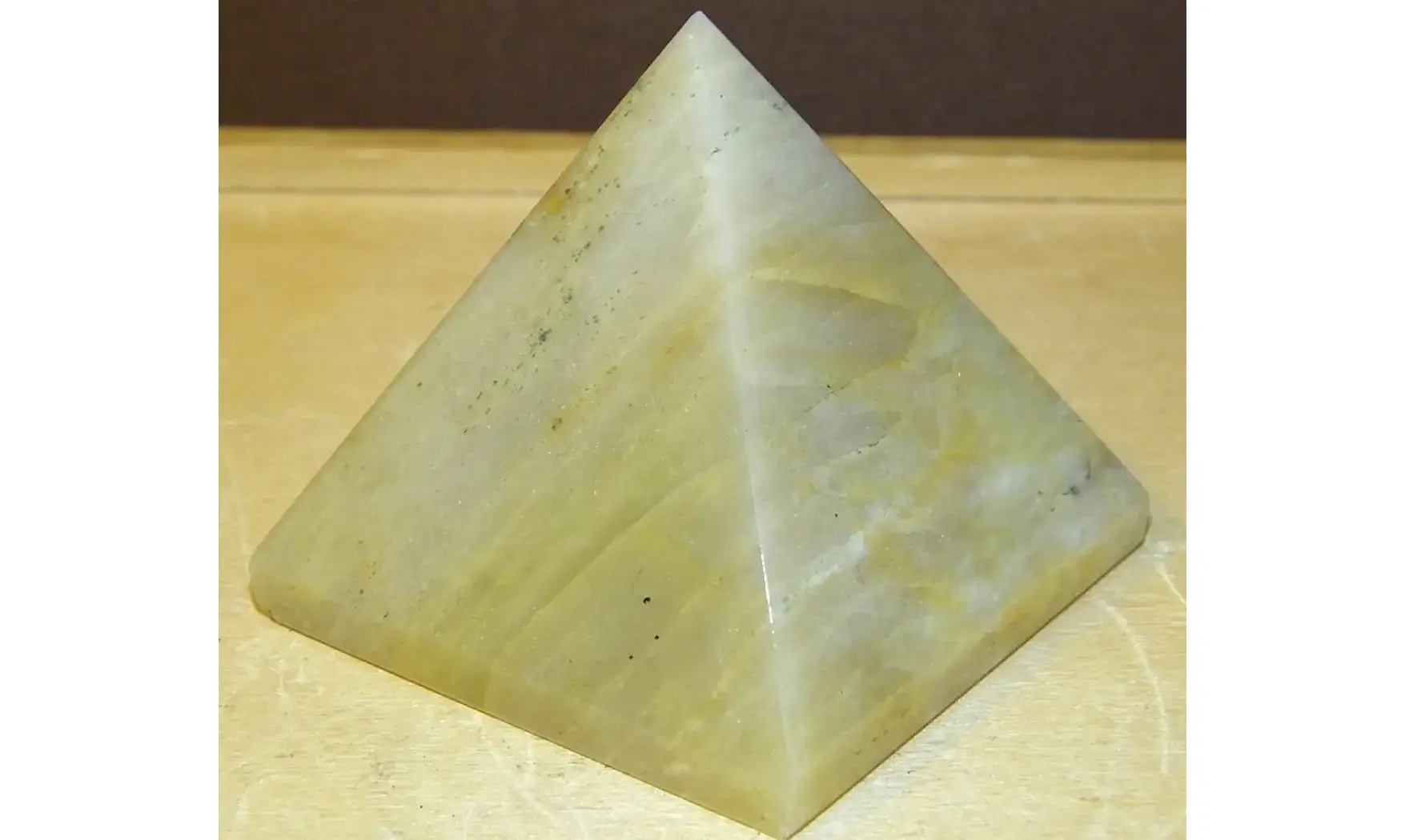 Pyramid Calcite Orange