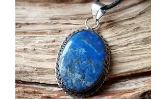 Lapis lazuli pendentif & Argent 1
