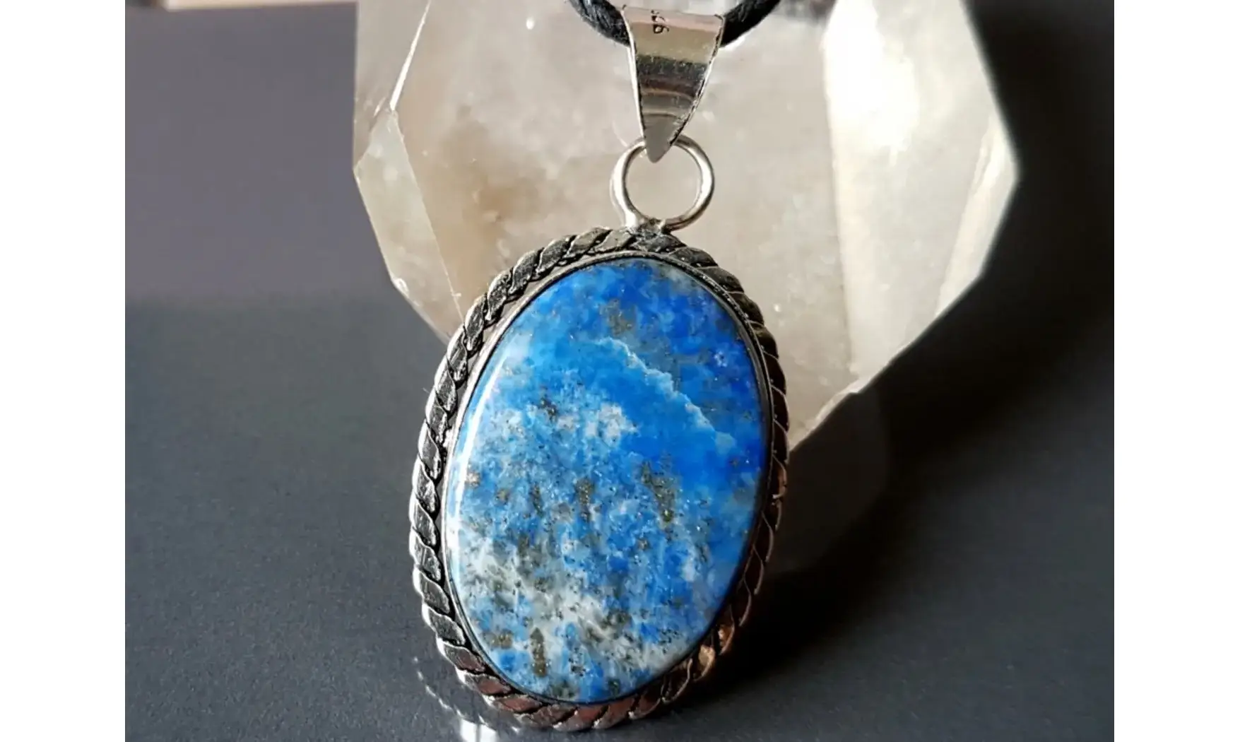 Lapis lazuli pendentif & Argent 1