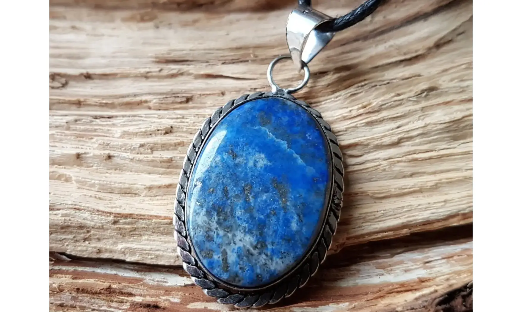 Lapis lazuli pendentif & Argent 1