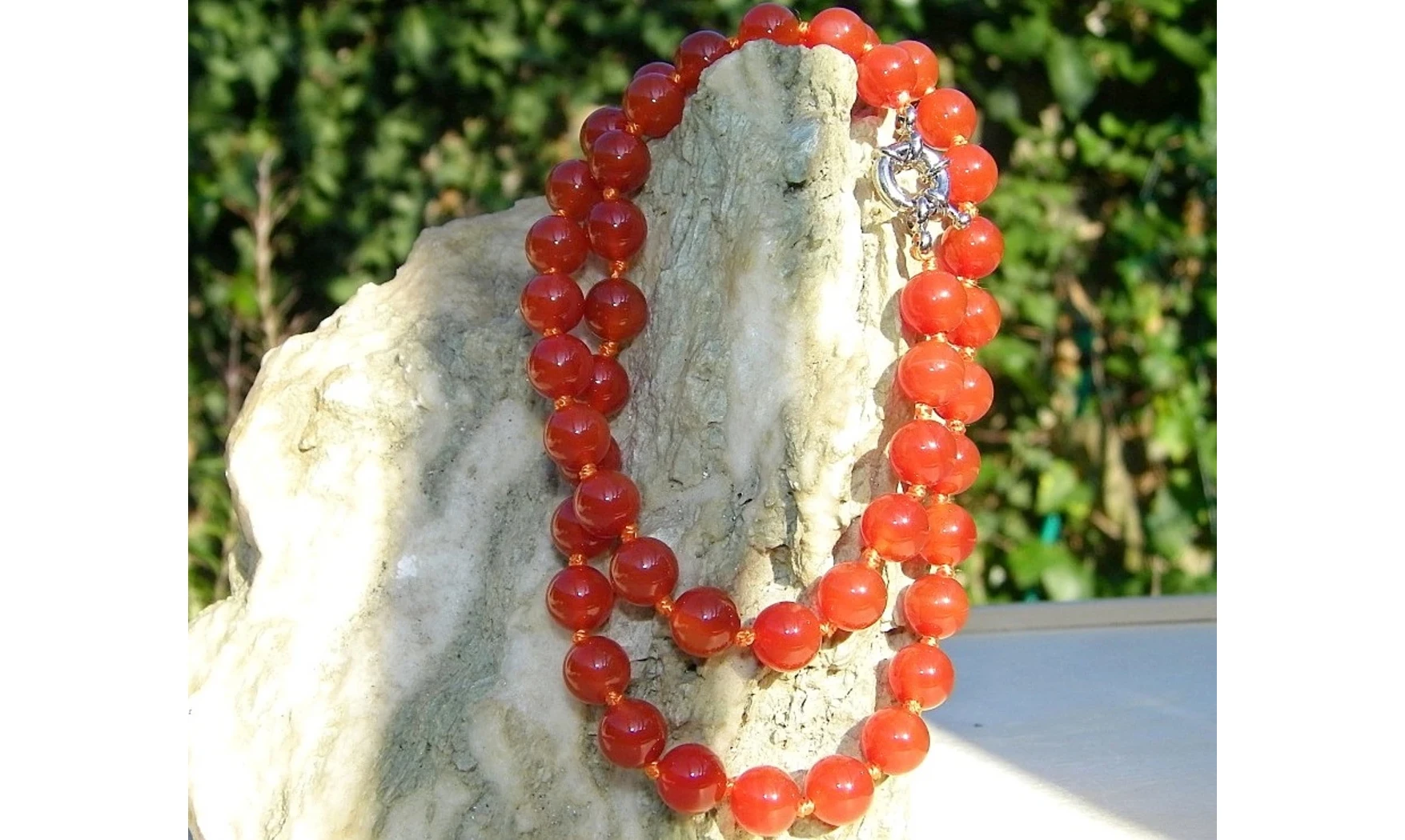 Cornelian Round beads Necklace