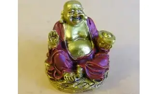 Petit Bouddha rieur Doré