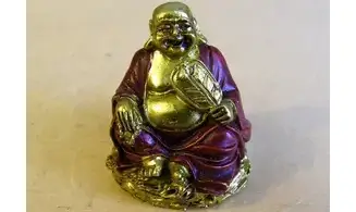 Petit Bouddha rieur Doré