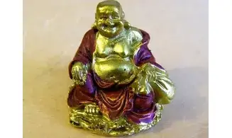 Petit Bouddha rieur Doré