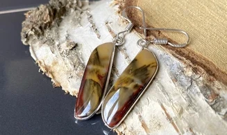 Mookaite Jasper 925 Silver plated