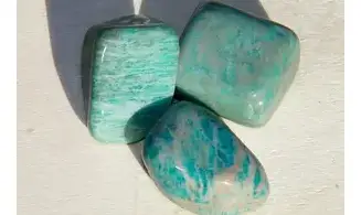 Amazonite large tumbled stone