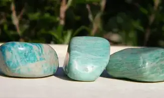 Amazonite large tumbled stone