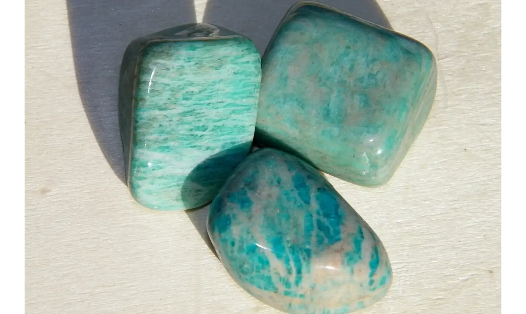 Amazonite large tumbled stone