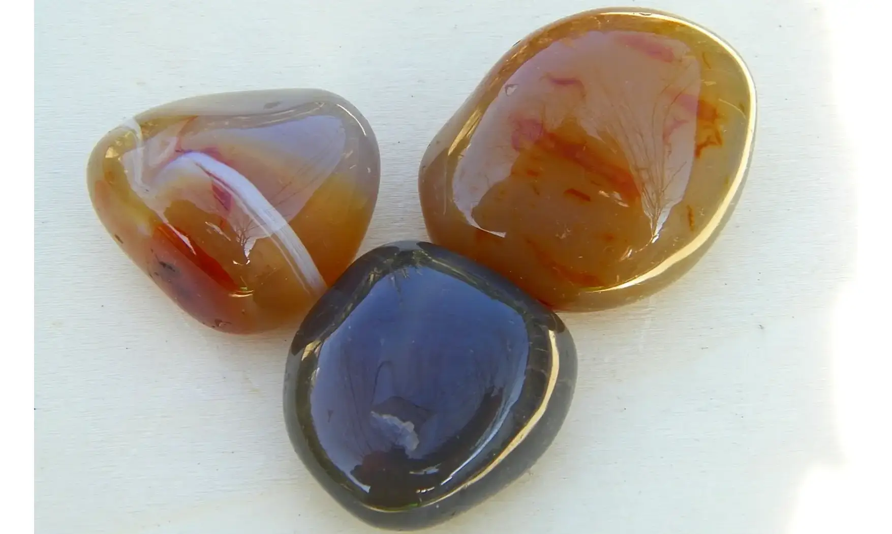Agate nature large tumbled stone