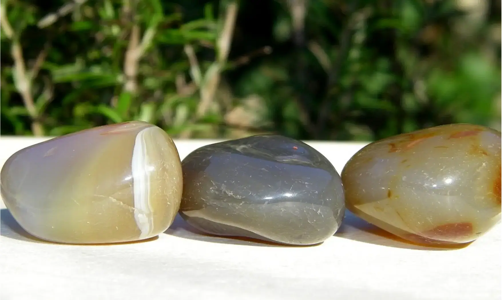 Agate Galet pierre roulée