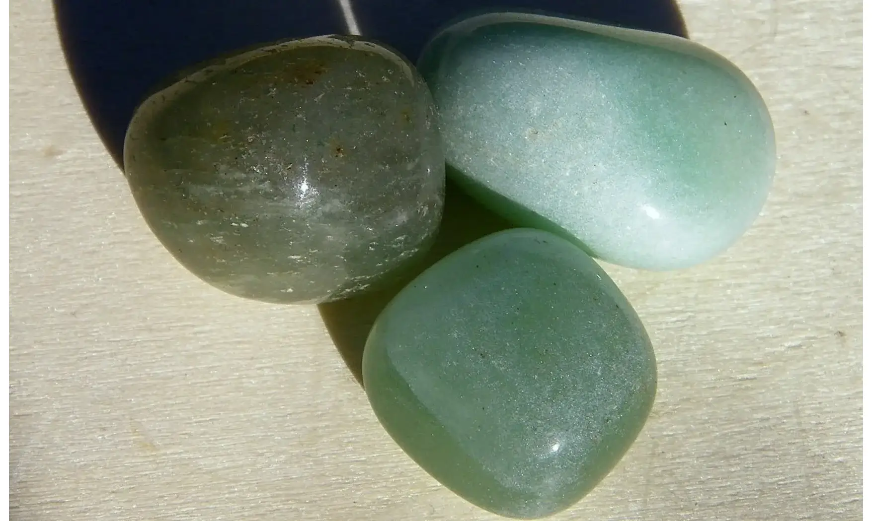 Aventurine verte Galet pierre roulée