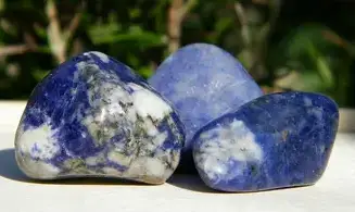 Sodalite Galet pierre roulée