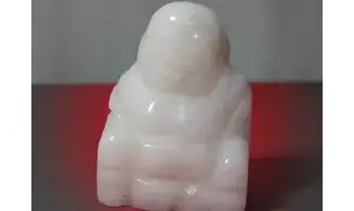 Cristal Laiteux Bouddha pierre