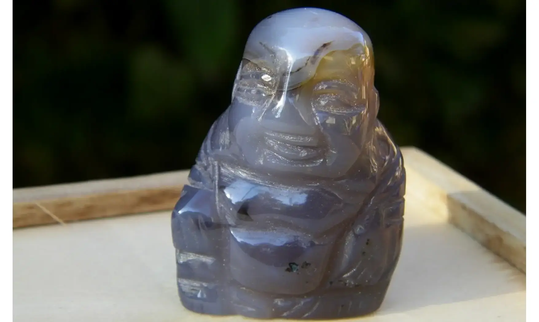 Agate Buddha stone