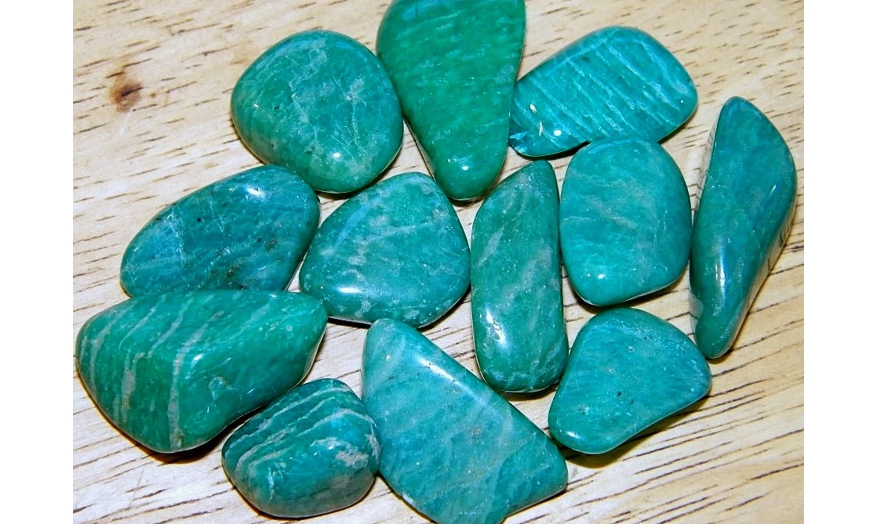 Amazonite de Russie pierre roulée