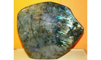 Labradorite Pierre Bloc poli