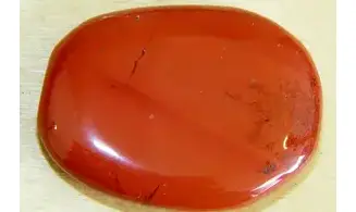 Jaspe Rouge Galet pierre plate