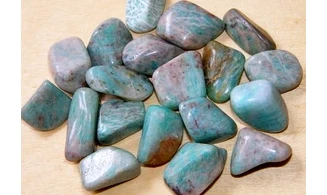 Amazonite du Brésil pierre roulée