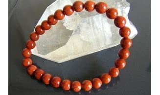 Red Jasper Round beads Bracelet