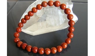 Red Jasper Round beads Bracelet
