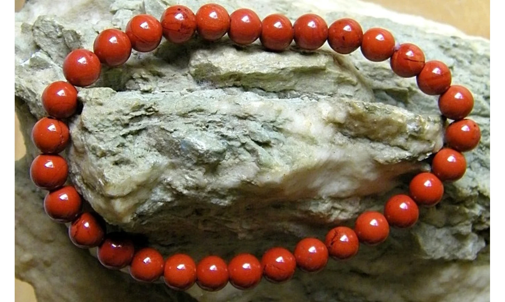 Red Jasper Round beads Bracelet