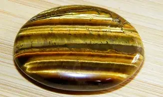 Tiger Eye Palm Stone