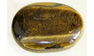 Tiger Eye Palm Stone