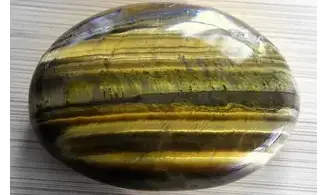 Tiger Eye Palm Stone