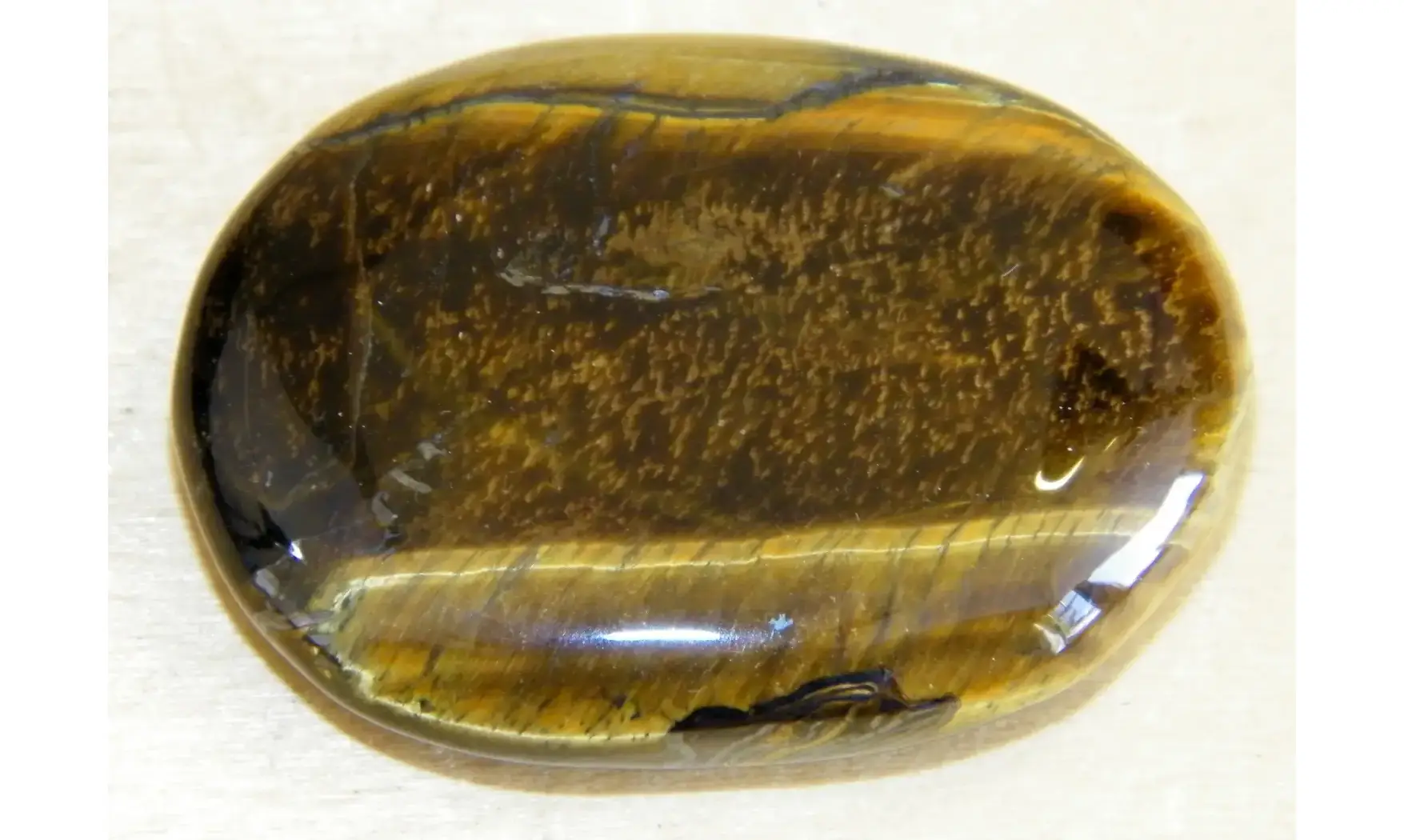 Tiger Eye Palm Stone