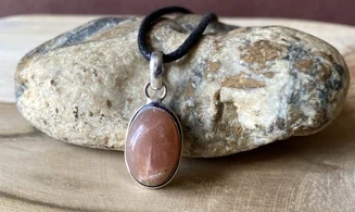 Pierre de Soleil pendentif & Argent