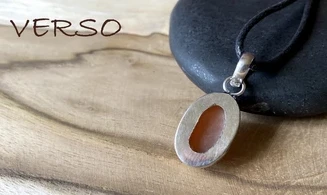 Pierre de Soleil pendentif & Argent