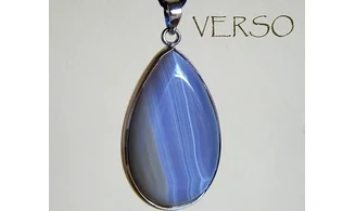 Agate 1 pierre Cabochon pendentif