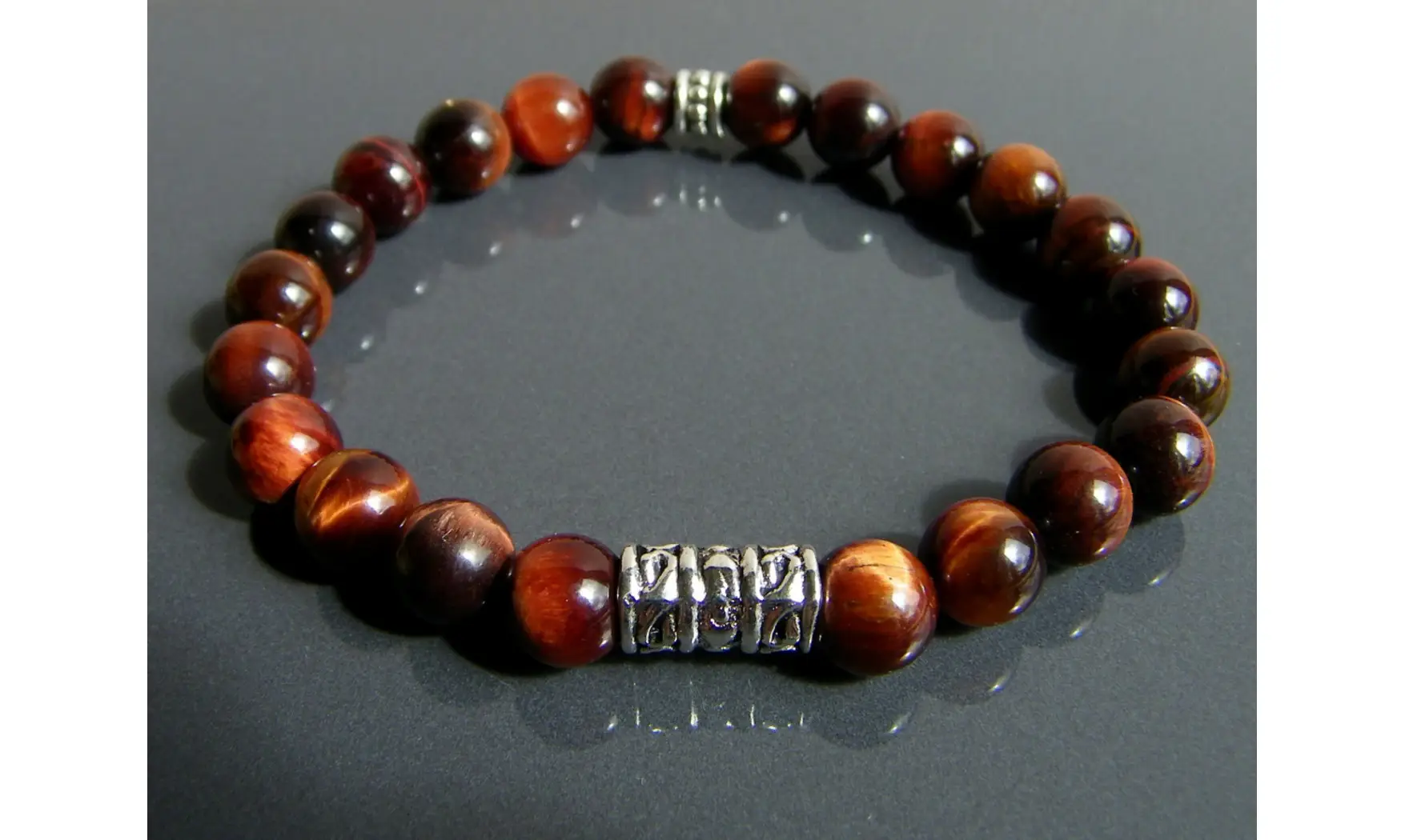 Oeil de Taureau Bracelet pierres