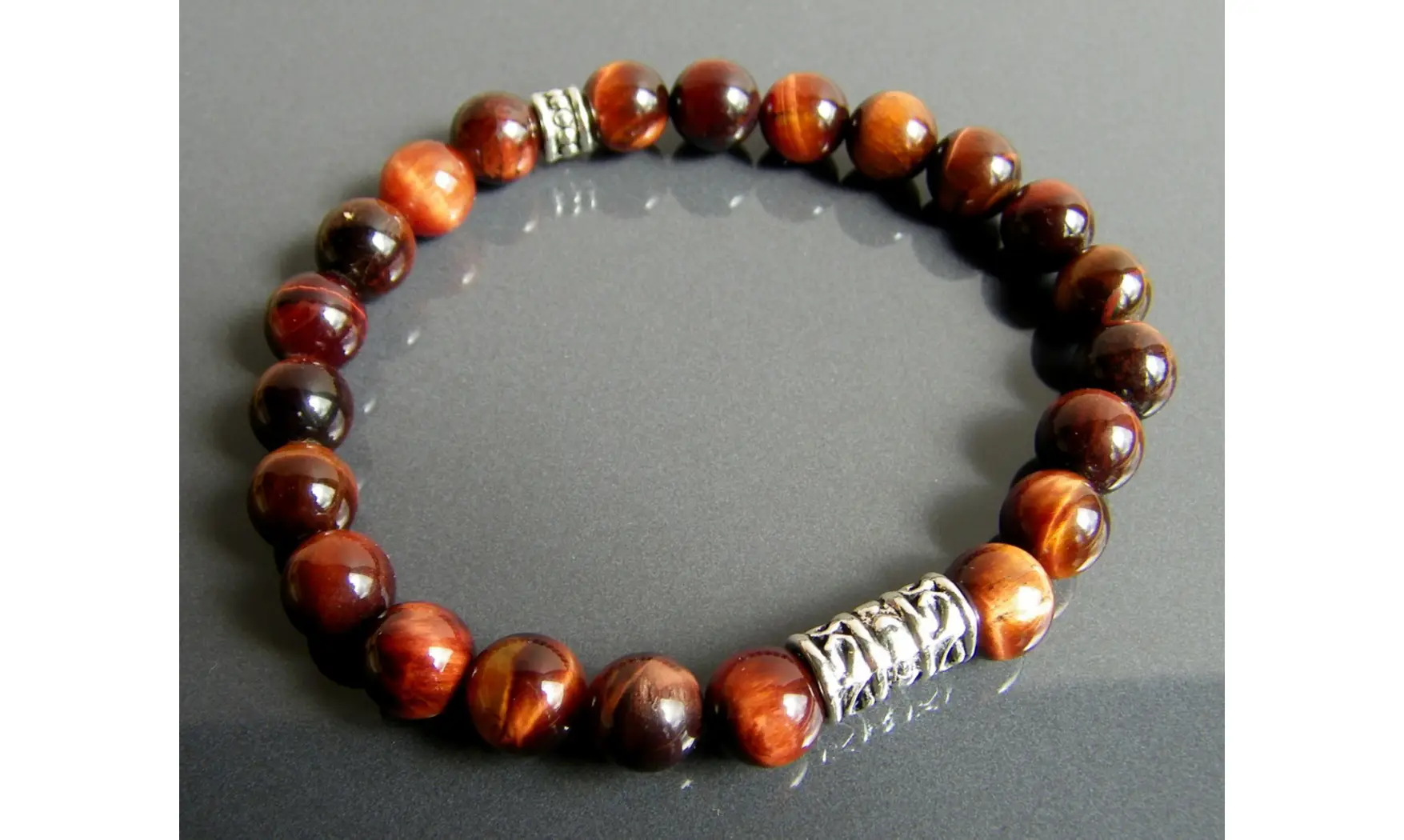 Oeil de Taureau Bracelet pierres