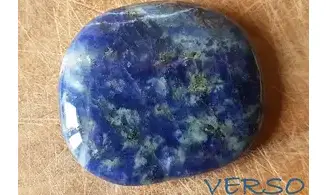 Sodalite Galet 5 pierre plate