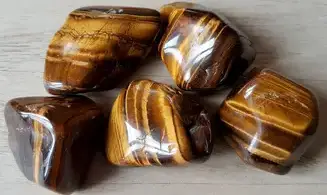 Tiger Eye large tumbled stone