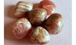 Rhodochrosite pierre roulée