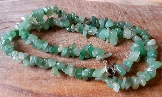 Green Aventurine Chips Necklace