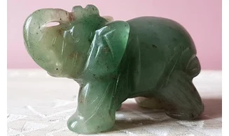 Elephant Green aventurine stone