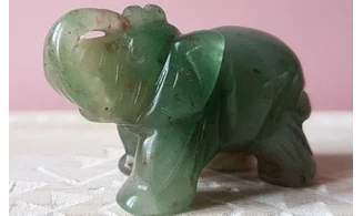 Elephant Green aventurine stone