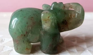 Elephant Green aventurine stone