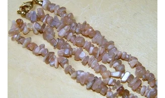 Pierre de Lune pierres Baroques collier