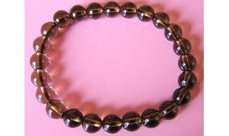 Quartz Fumé pierres Boules bracelet