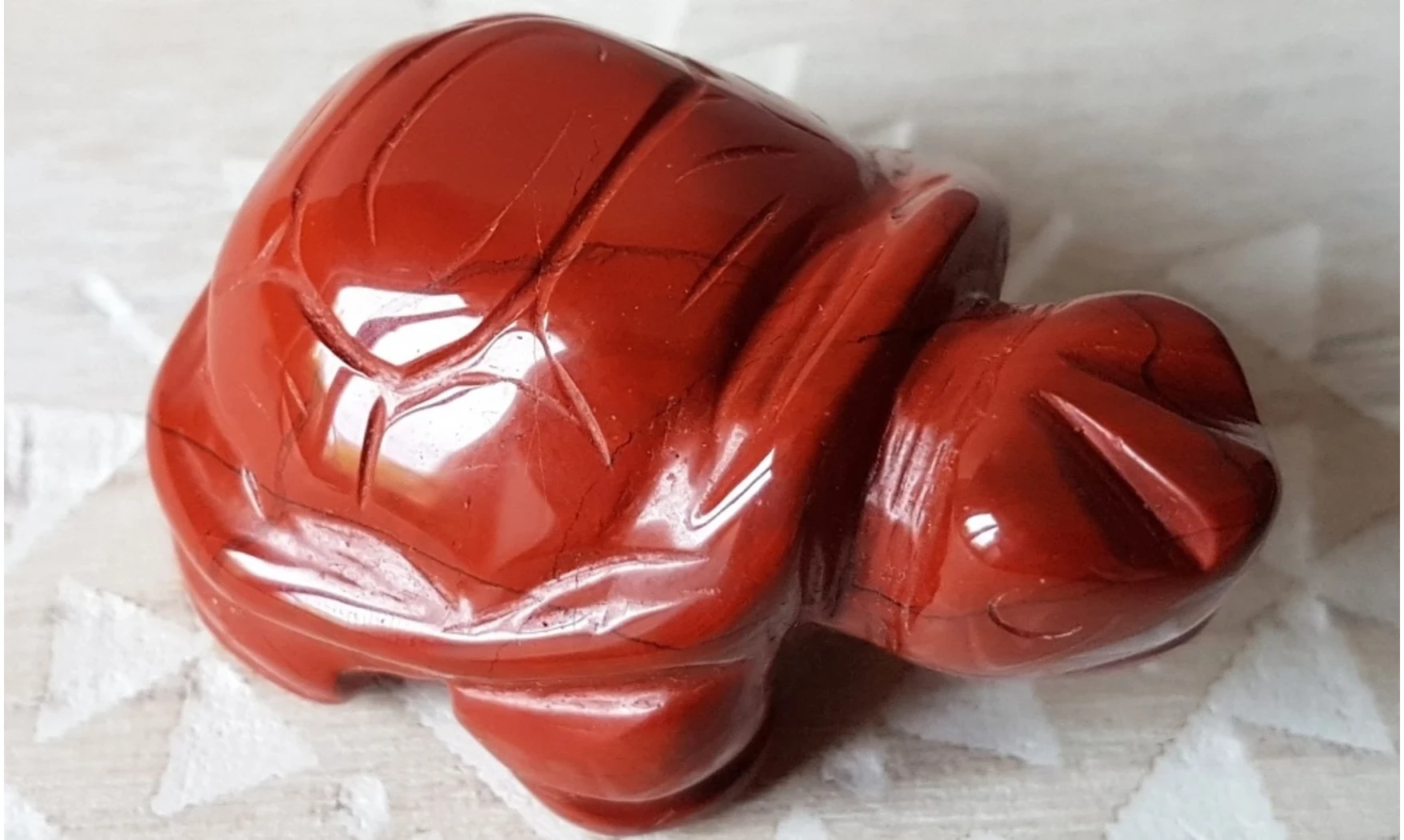 Red Jasper Turtle gemstone