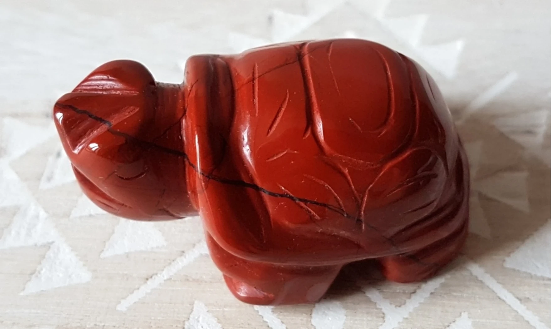 Red Jasper Turtle gemstone
